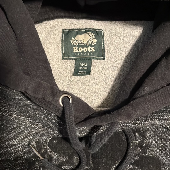 Roots black oversized hoodie - Picture 3 of 3